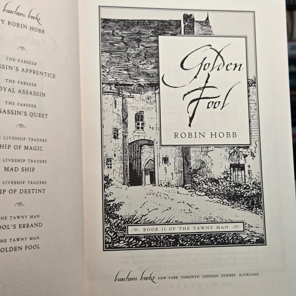 Golden Fool by Robin Hobb *US 1st Edition/1st Print* Realm of the Elderlings